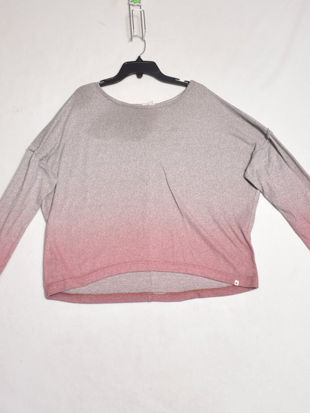 Lucky Brand Women's Ombre Top Size 2X Pink & Grey Tee Shirt No Size Tag